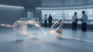 Digital economy with cloud technology, data, platforms, and online services
